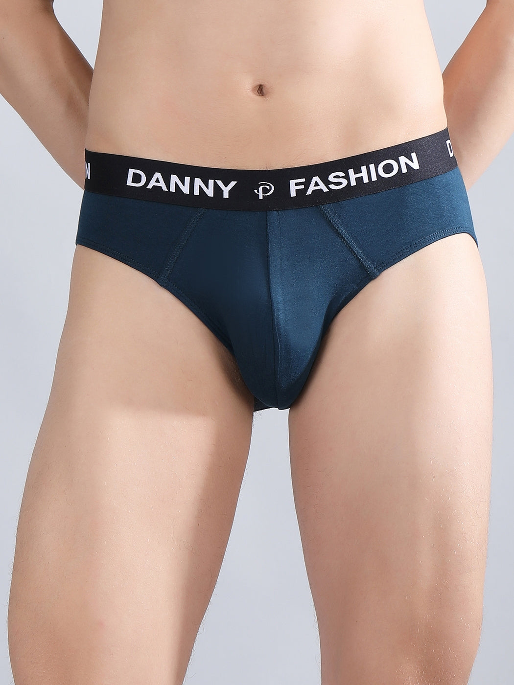 Danny Fashion Outer Brief In Peacock Blue Colour