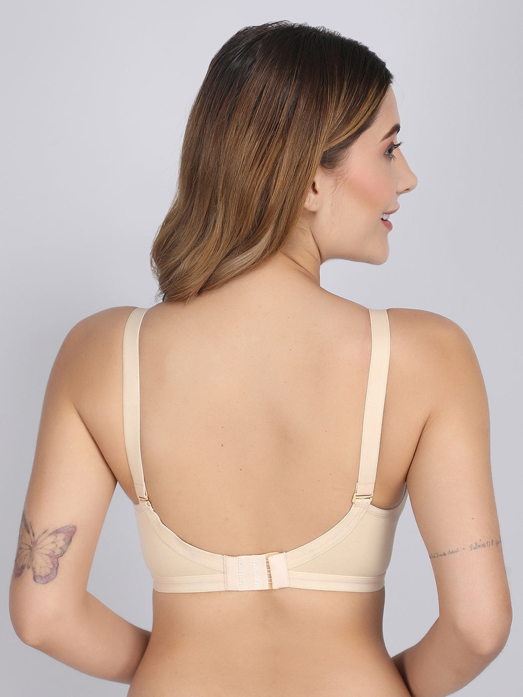 Non Paded Bra In Skin Colour