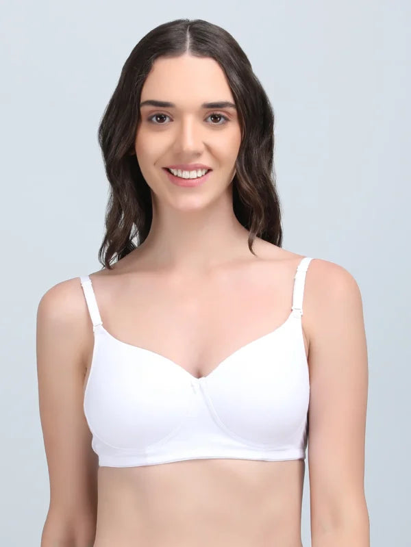 Padded Bra In White Colour