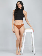 Low Waist Bikini Panty in Brown Colour