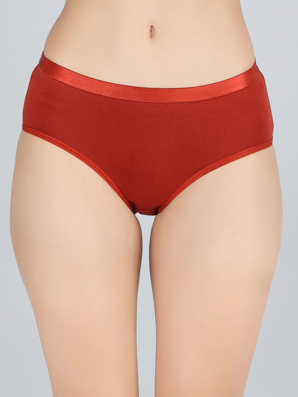 Mid Waist Hipster Panty in Maroon Colour – Cotton