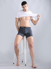 Danny Fashion Mens Breathable Trunk In Dark Grey Colour.