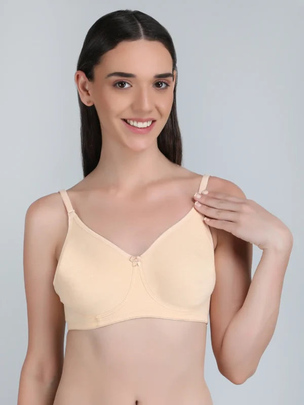 Non Paded Bra In Skin Colour