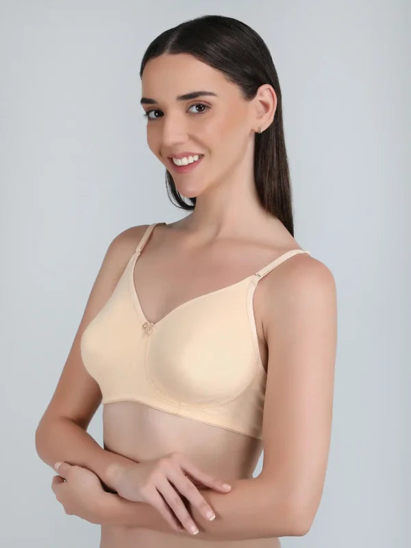 Non Paded Bra In Skin Colour