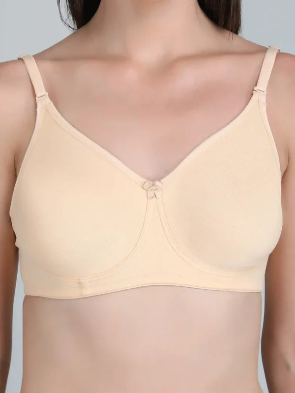 Non Paded Bra In Skin Colour