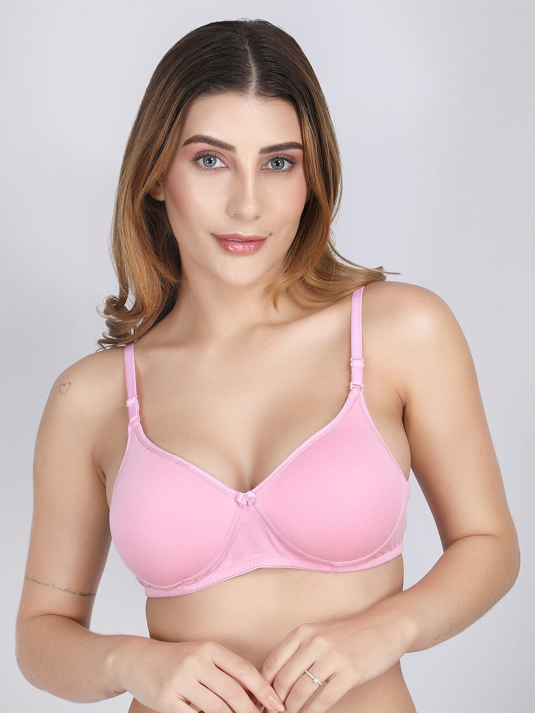 Padded Bra In Pink Colour