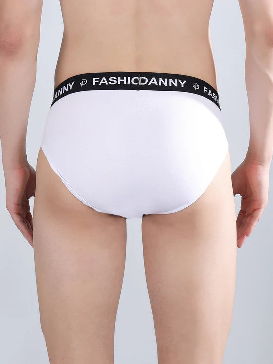 Outer Brief Combo pack of 3 (Black, White, Peacock Blue)