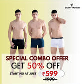Danny Fashion Men’s Premium Trunk (Cotton Lycra) Combo Pack Of 3