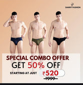 Danny Fashion Mens Breathable Inner Brief In Combo pack of 3