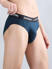 Danny Fashion Outer Brief In Peacock Blue Colour