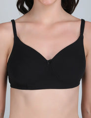 Padded Bra In Combo Pack Of 3 Colour (Pink, Black, Light Pink)