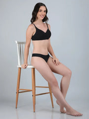 Danny Fashion Women’s 2 Pcs Combo 95% Cotton 5% Spandex Padded Bra | Soft Stretch Full Coverage Bra