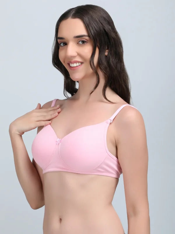 Padded Bra In Pink Colour