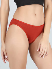 Low Waist Bikini Panty in Maroon Colour