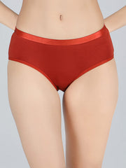 Mid Waist Hipster Panty Combo Pack Of 3 (Black,Light Pink,Maroon)