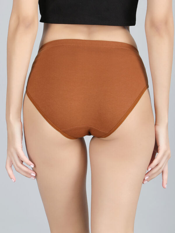 Full Coverage Hipster Panty In Brown Colour