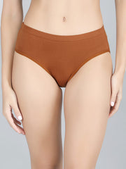 Full Coverage Hipster Panty Combo Pack Of 3 (Black,Grey,Brown)