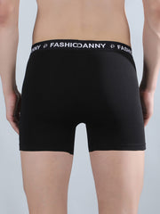 Danny Fashion Mens Breathable Trunk In Black Colour.