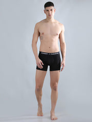 Danny Fashion Mens Breathable Trunk In Black Colour.