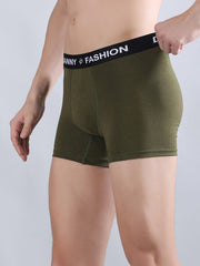 Danny Fashion Mens Breathable Trunk In Olive Green Colour.