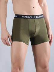 Danny Fashion Mens Breathable Trunk In Olive Green Colour.