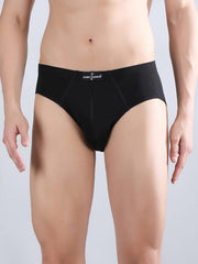 Danny Fashion Mid Brief In Black Colour