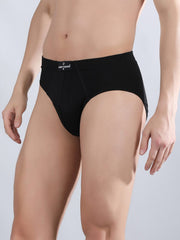 Danny Fashion Mid Brief In Black Colour