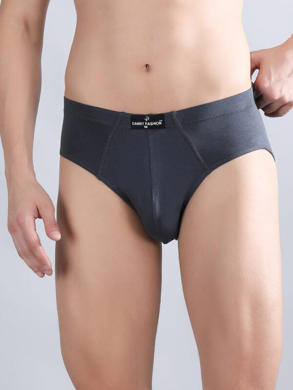 Mid Brief Combo pack of 3 (Maroon, Dark Gray, Black)