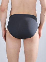 Danny Fashion Mid Brief In Dark Grey Colour