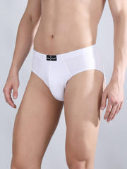 Danny Fashion Mid Brief In White Colour