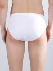 Danny Fashion Mid Brief In White Colour