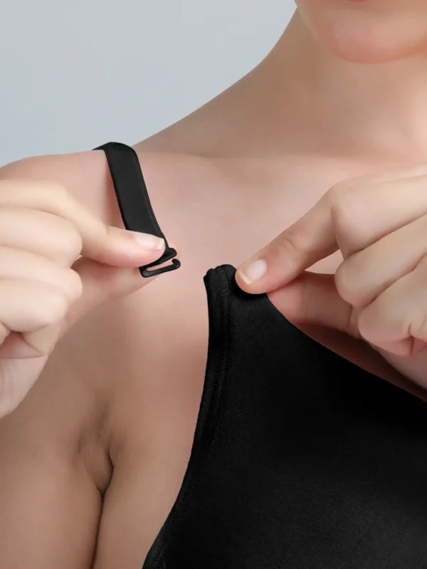 Non Paded Bra In Black Colour