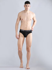 Danny Fashion Outer Brief In Black Colour