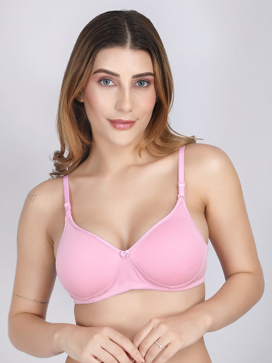 Padded Bra In Pink Colour