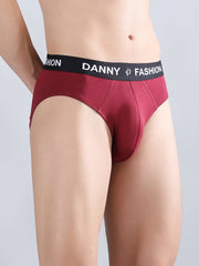 Danny Fashion Outer Brief In Maroon Colour