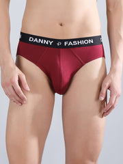 Danny Fashion Outer Brief In Maroon Colour