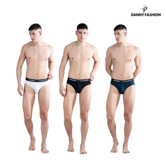 Outer Brief Combo pack of 3 (Black, White, Peacock Blue)